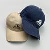 High Quality Mountain Embroidered Baseball Cap Men'S And Women'S Sunshade Retro Washed Casual Versatile American