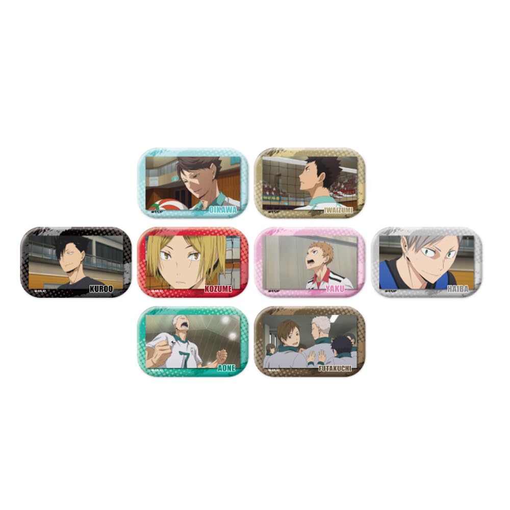

03 Square Can Badge Complete Set of 8 Boxed Sets Haikyu!! [Scene] [Horizontal]