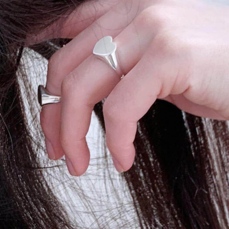 TEMTTING Big Heart Ring