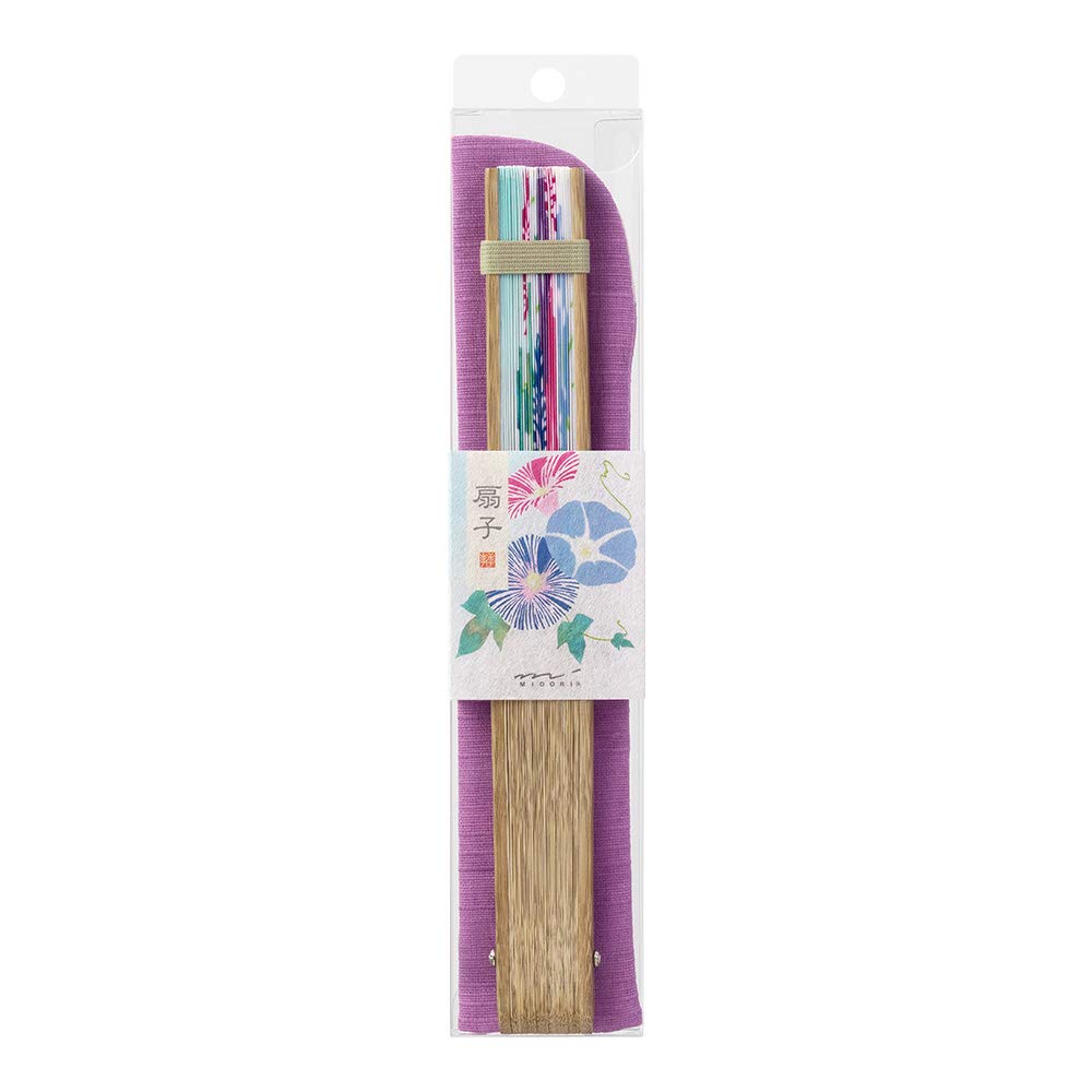 Midori Fan 298 Morning Glory Pattern 58298006
