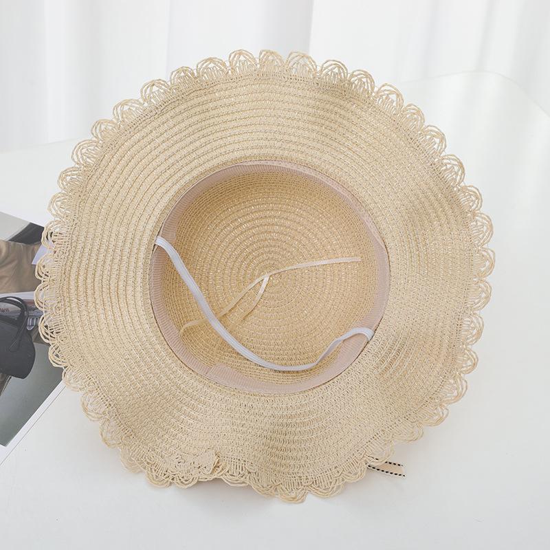 Fashion Summer Children Sunscreen Straw Hat Bag Weaving Grass Cap Cool Sun Hat For Girl Cute Breathable Baby accessories
