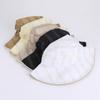 Fashion Pleated Bucket Hat Breathable Striped Sun Protection Hat Foldable Wide Brim Hat Summer