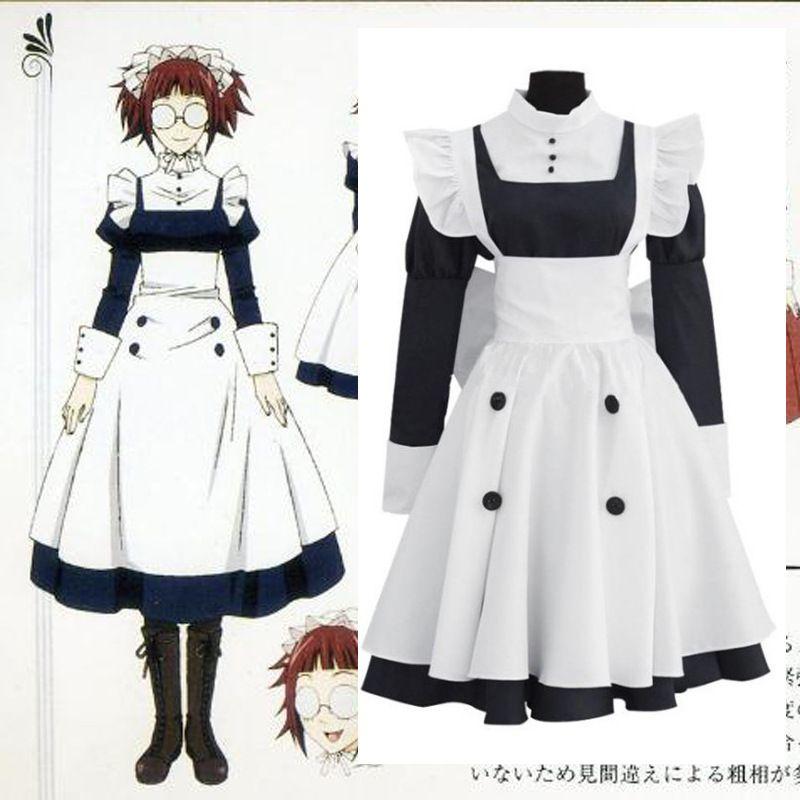 

В наличии Костюм для косплея Black Butler, Косплей-наряд горничной Мерлин из Black Butler, Ролевые игры по персонажам аниме Black Complete Set S
