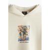 H M Loose Fit Hoodie Beige Jean MicHel Basquiat