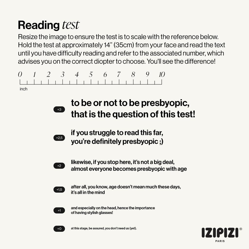 [Izipij] Reading Glasses +3.0#D-BLACK