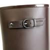 Montfreur LB8121 Damen Braune Regenstiefel, Größen 24.5cm-25.0cm