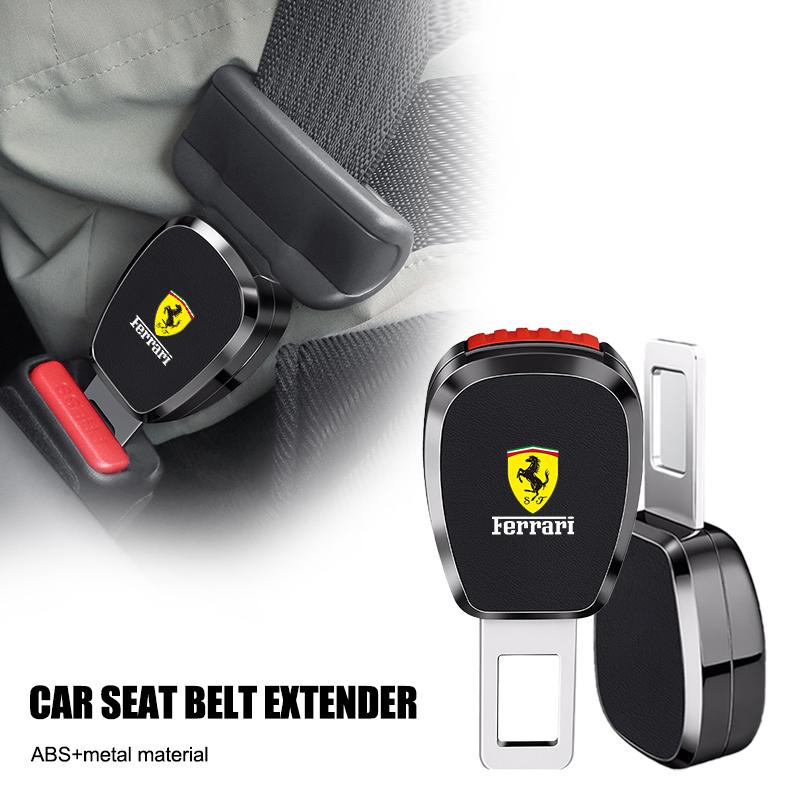 Car Seat Belt Clip Extender Seatbelt Lock Buckle Plug For Ferrari F1 F80 SF90 Stradale SF90Spider 296 GTB 296 GTS Accessories HL7