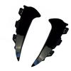 Rear Bumper Trim Lip Spoiler Stickers Fender Canards Black for Mercedes Benz GLA Class GLA200 260 H247 GLA35 AMG