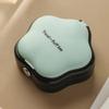 Portable Travel Makeup Puff Case with Mirror Breathable Box