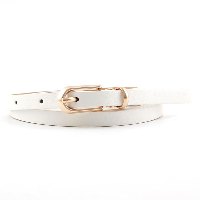 Elegant Fashionable Ladies Faux Leather Waist Belt With Versatile Colors And Slim Style