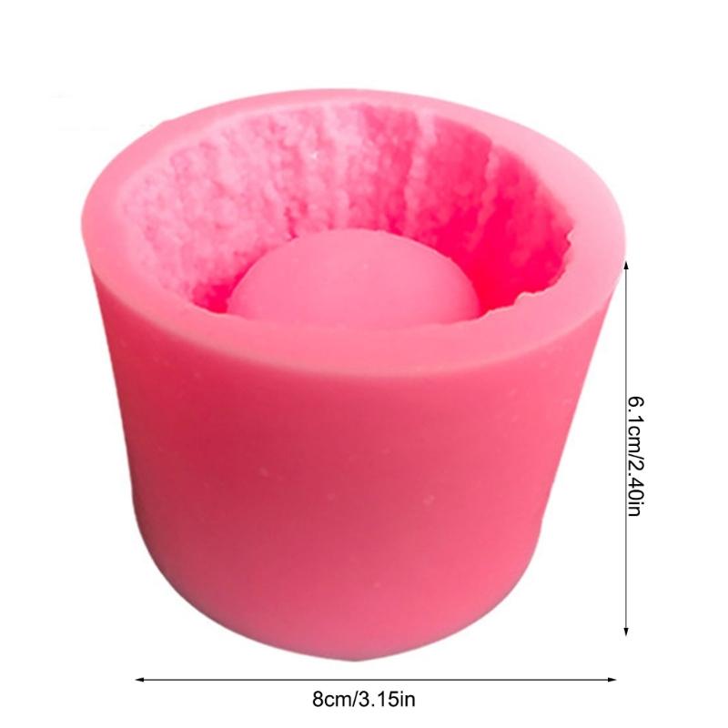 Silikon-Blumentopfform in Baumstumpfform, hitzebeständiges, lebensmittelechtes Silikon, ideal für Kerzen, Seife, Schokolade und Kuchen.