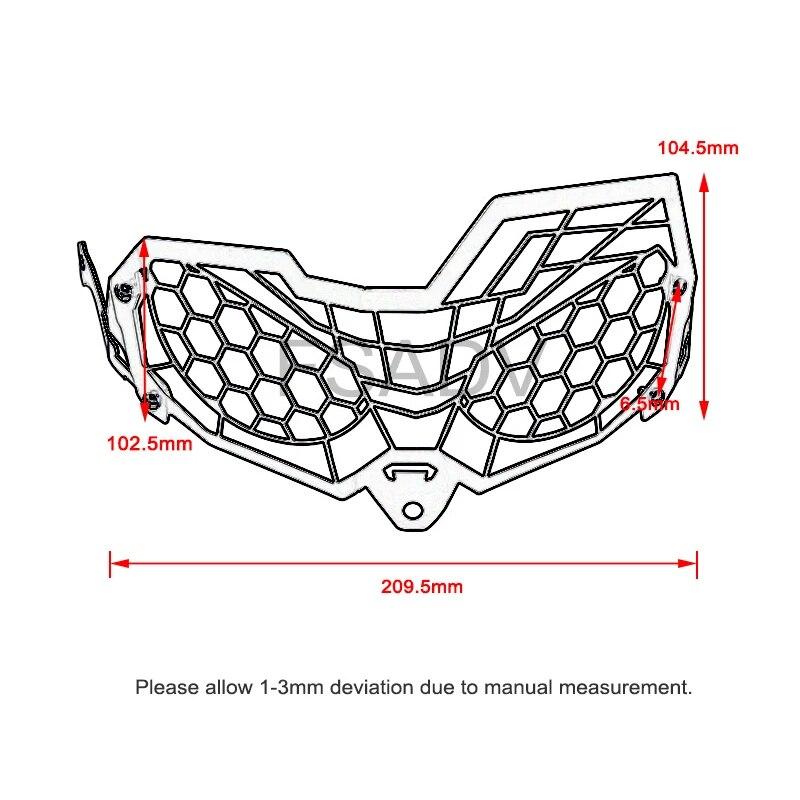 Headlight Headlamp Grille Shield Guard Cover Protector For Honda CRF300L CRF250L Rally CRF 300L 250L Rally 2017-2022
