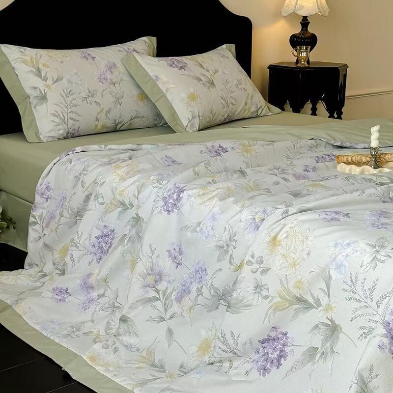 Puduo Home 'Flower Language' Ice Silk Cooling Quilt