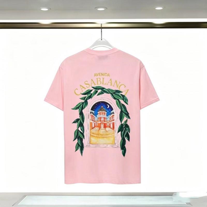 Unisex Cotton T-Shirt With Digital Print Letter Loose Fit Casual Wear
