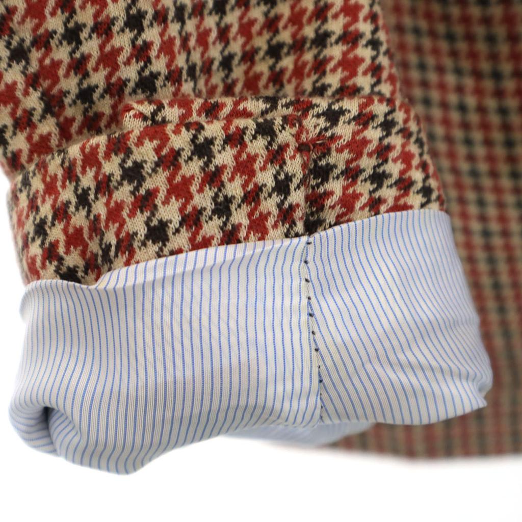 LATORRE Made In Italy Houndstooth Pattern Tailored Jacket Men's Used