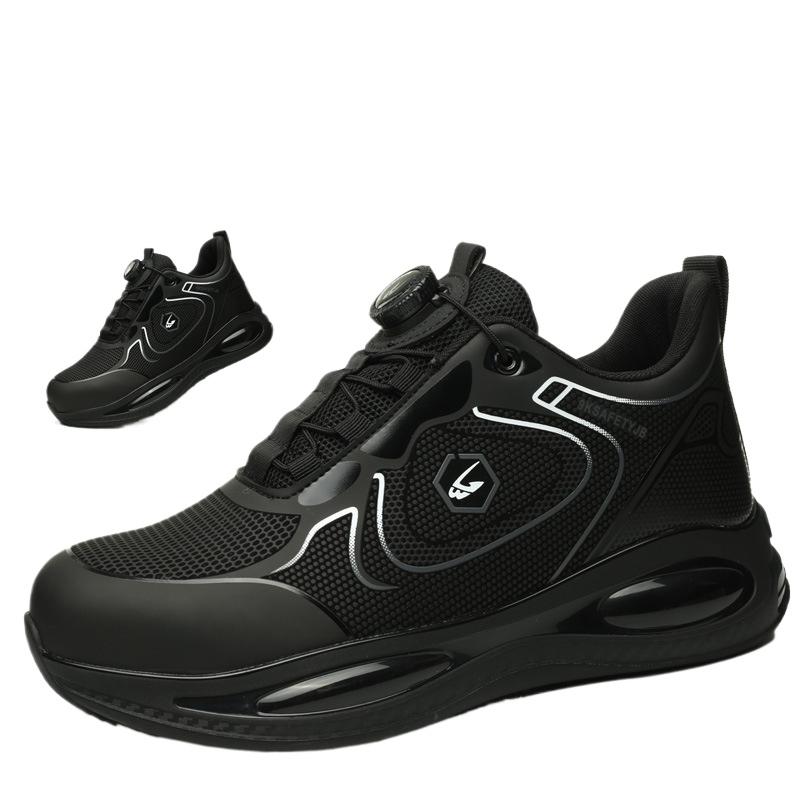 Men's Summer Anti-smash, Stab-proof and Non-slip Labor Insurance Shoes, Lightweight Protective Work Shoes