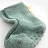 1 Pair Baby Socks Toddler Kids Dinosaur Fleece Socks Non-Slip Autumn Winter Thickened Floor Socks