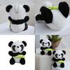 Panda Bamboo Shoots Animal Stuffed Plush Key Chain Toy Children Birthday Gifts