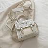 College Style Bow Print Small Backpack Women's Summer New Trendy Korean Version Leisure Travel Backpack