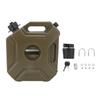 Olja Bensin Förvaringsdunk 5L 1,3 Gallon Stöttålig Bärbar Grön Reservbränsletank för Bilar Motorcyklar
