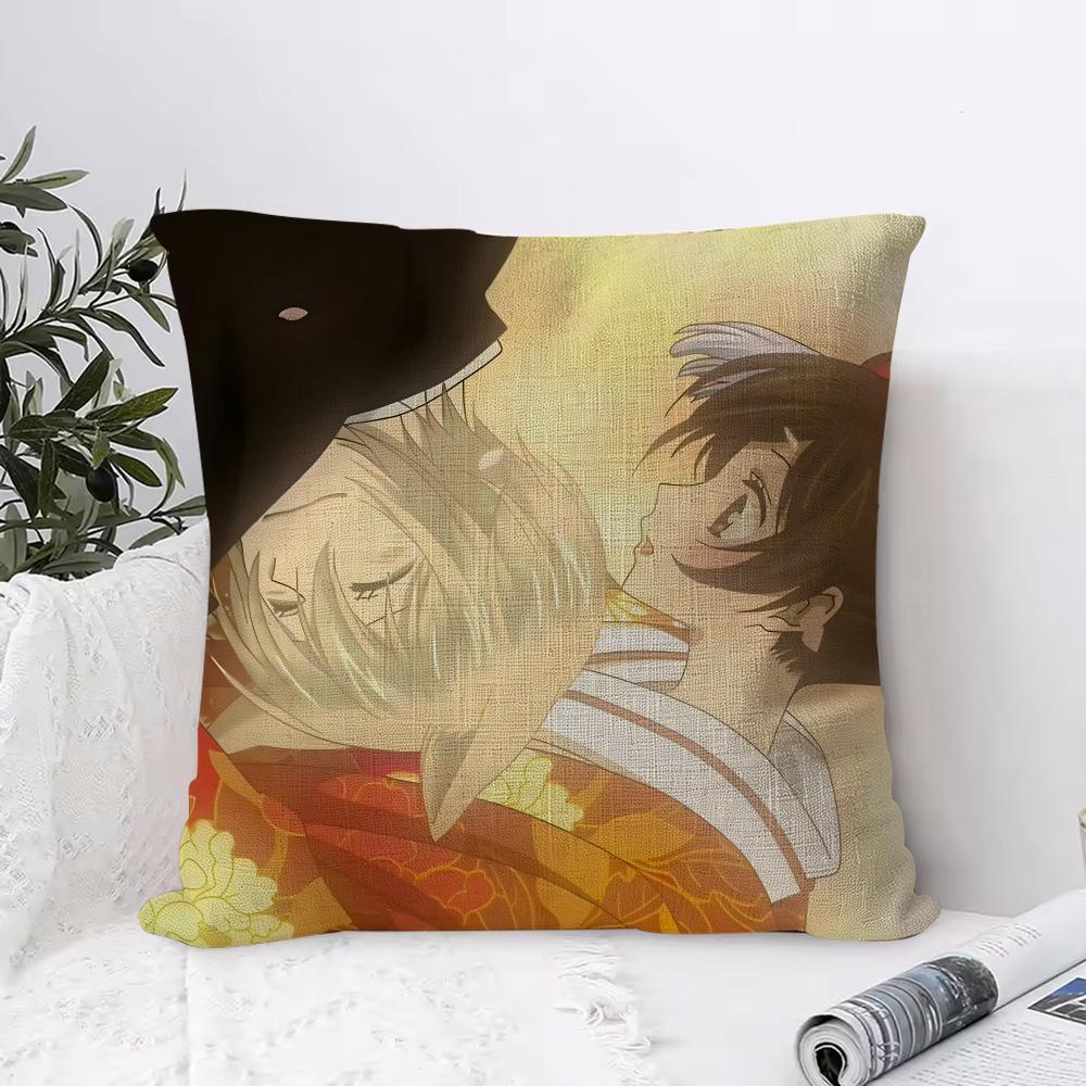 KKamisama Hajimemashita Cushion Cover Eco Linen Pillow Case DoubleSided Print Breathable Durable Zipper Home Decor Gift