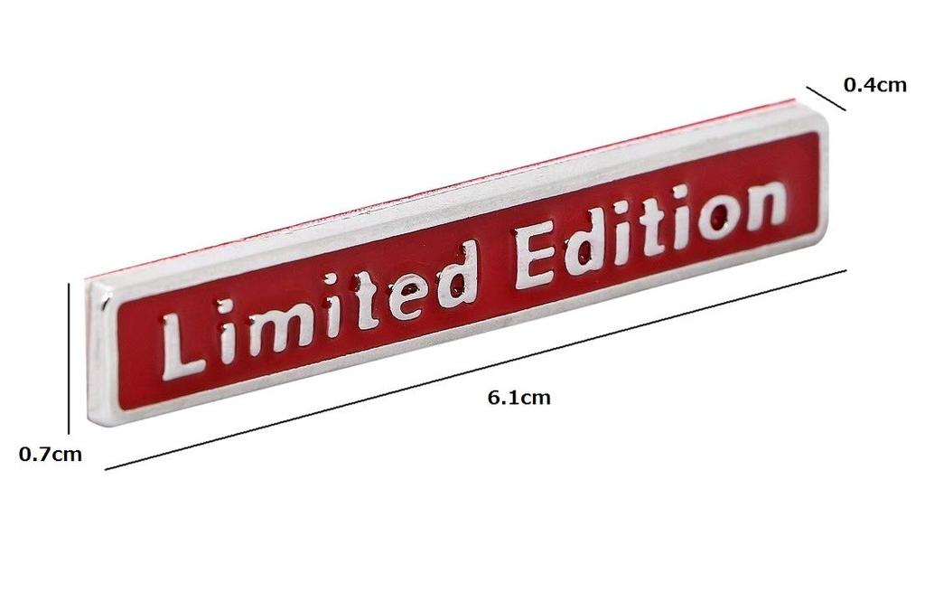 R_planning Metal Plate Sticker Decoration Label Emblem Set of 2