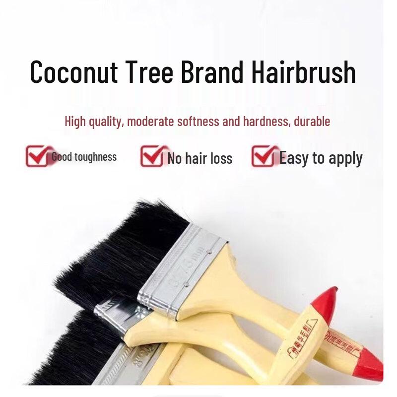YE SHU PAI Thickened Boar Bristle Brush