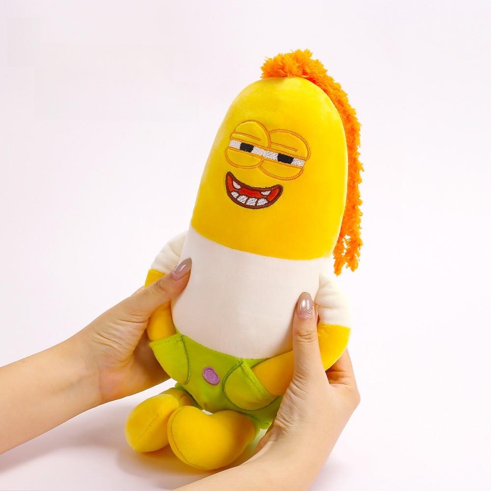 Good Colorful Hair Plush Toy With Clothing For Collectors And Gifts