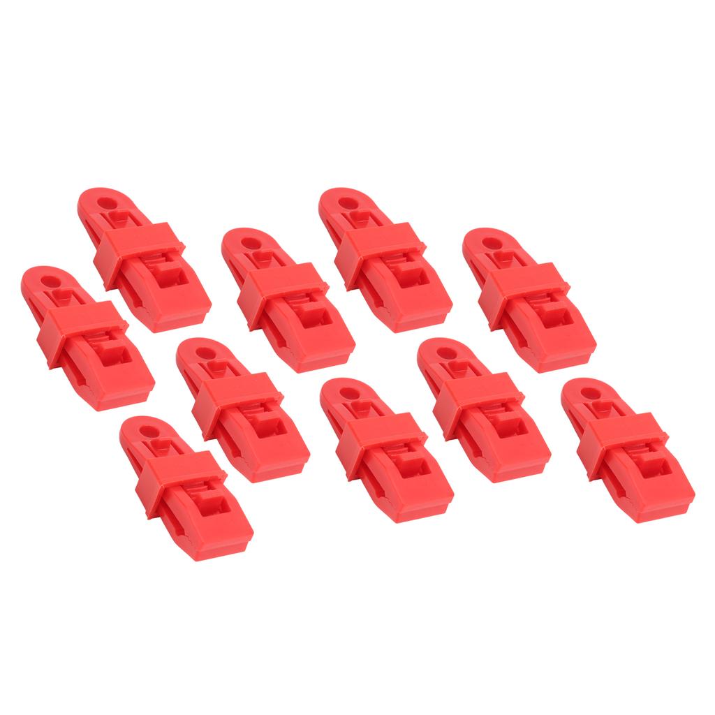 10pcs Tarp Clips Professional Windproof Waterproof Awning Tarp Clamps for Tarp Tents Tarpaulin Pool Cover RV Awning Cover Banners
