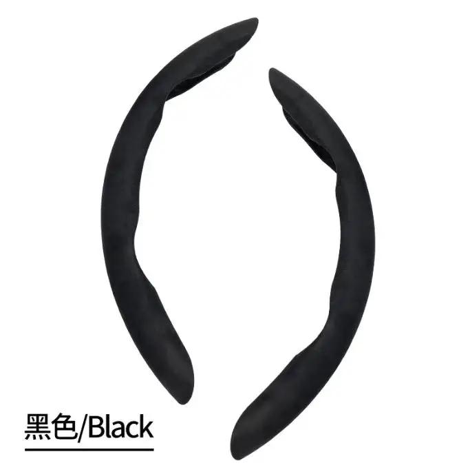 For Jaguar F-TYPE Car Steering Wheel Cover 38CM Anti-Slip Suede Steering Wheel Cover Auto Decoration Accessory PP32