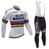 Mens Cycling Jersey Shorts Set Breathable Quick-Dry Elastic Pro Team Style Riding Gear