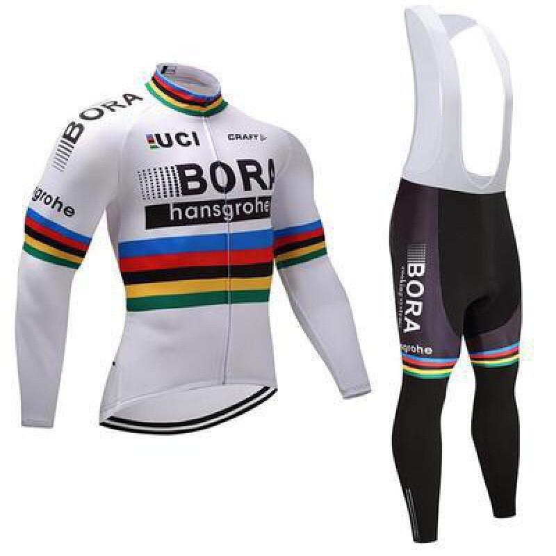 Mens Cycling Jersey Shorts Set Breathable Quick-Dry Elastic Pro Team Style Riding Gear