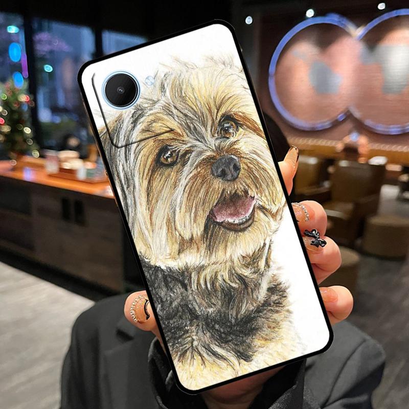 Yorkshire Terrier Dog Case For Realme 14 Pro Plus 13 12 11 15 GT6 GT7 Pro C55 C51 C35 C53 C61 C65 C67 C63 C71 C75