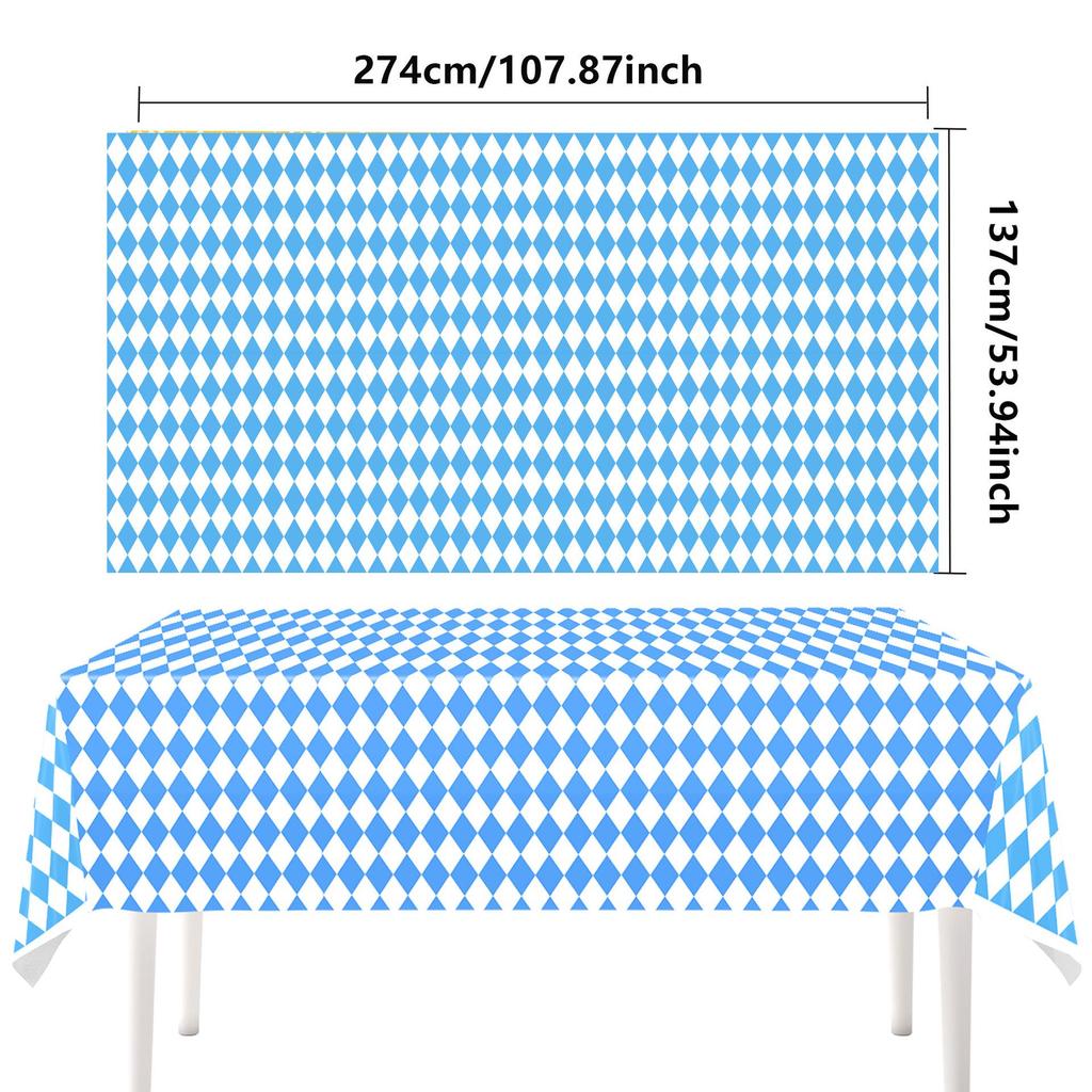 Germany Oktoberfest Party Set: Tableware, Banner, Balloons, Honeycomb Decorations