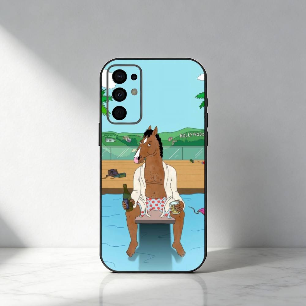 

Depressiv Bojack Horse-Man Phone Case For Samsung S25,S24,S21,S22,S23,S20,Ultra,S26,Plus,Fe,Note,5G Black Cover Samsung S22ULTRA5G