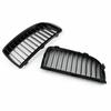 Front Kidney Grill Grilles L&R Gloss Black For BMW E90 3 Series Sedan 2005 2006 2007 2008