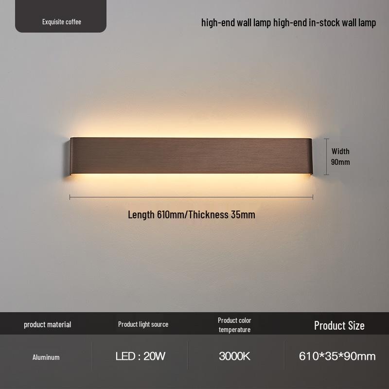 Nordic Minimalist Wall Sconce for Living Room & Bedroom