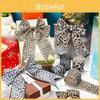 Versatile Leopard Print Decorative Ribbon Perfect For Unique Holiday Crafts