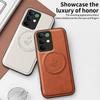 Wireless Charging Magnetic Case for Realme C85 Pro C85 5G Protective Cover PU Leather Hard Back Shell Coque