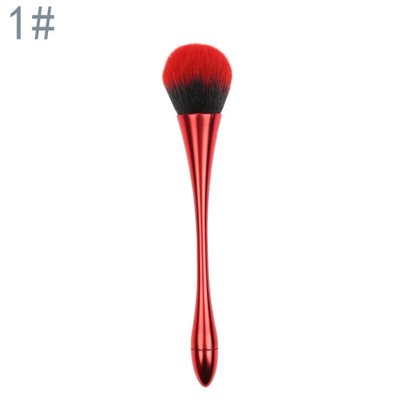 1 szt. Duży Rozmiar Miękki Puszysty Pędzel Profesjonalny z Brokatowym Pudrem do Czyszczenia Pyłu z Paznokci Kobiety Dziewczęta Manicure DIY Narzędzie do Makijażu Piękna