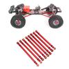8pcs M3 Aluminum Alloy Link Rod Linkage Set for   SCX10 RC Crawler Car Upgrade Parts