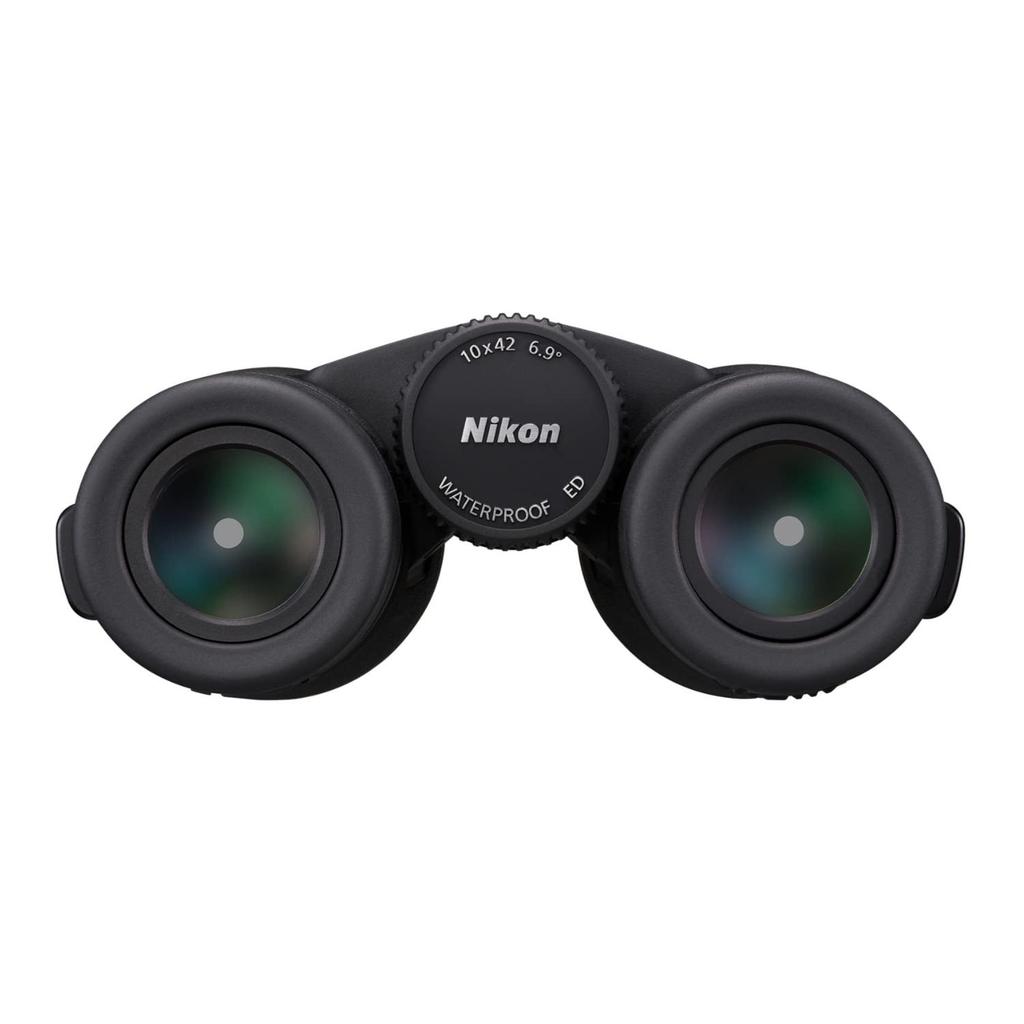 Nikon MONARCH M7 10x42 Binoculars Waterproof Fogproof Rubber Armor ED Glass Wide Field of View Oil-Repellent Coating Locking Diopter Official Model