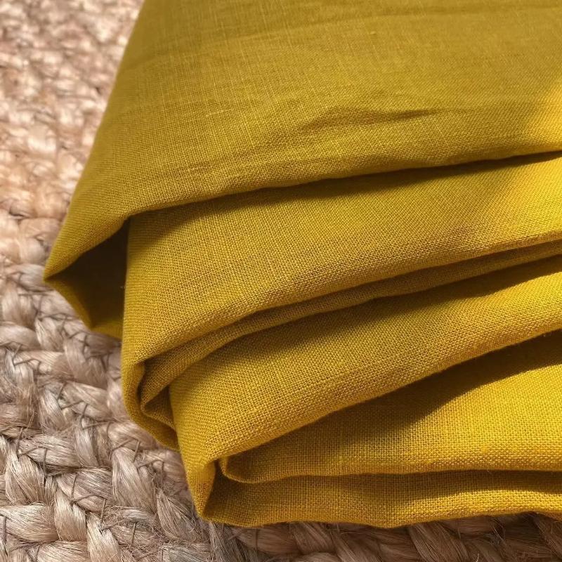 280cmx100cm Pure Linen Fabric for Sewing Quilting Fabrics DIY Crafts Bags Baby Clothing Dress Bedding Sets Handmade Sewing