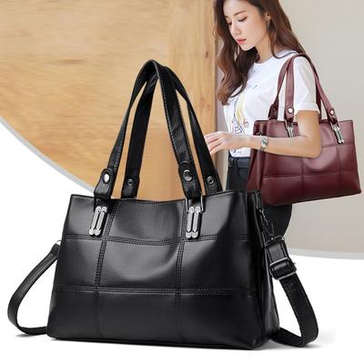 Simple and Fashionable Single-shoulder Bag Multi-layer Large-capacity Bag Ladies' Hand-held Crossbody Bag