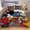 Avengers Heroes United Print 3Pcs Bedding Setduvet Cover With 2 Bedropillowcase Home Birthday Gift