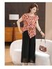Summer Clothing Set 2026: Stylish Short-Sleeved Top & Fashionable Two-Piece for Young and Middle-Aged Women