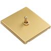 Retro Design Vintage Brass Switch Retro Light Switch Self-Locking Mechanism