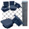 Internal cap for profile, pillar, roof 30x30, 100 PCS, ANTHRACITE