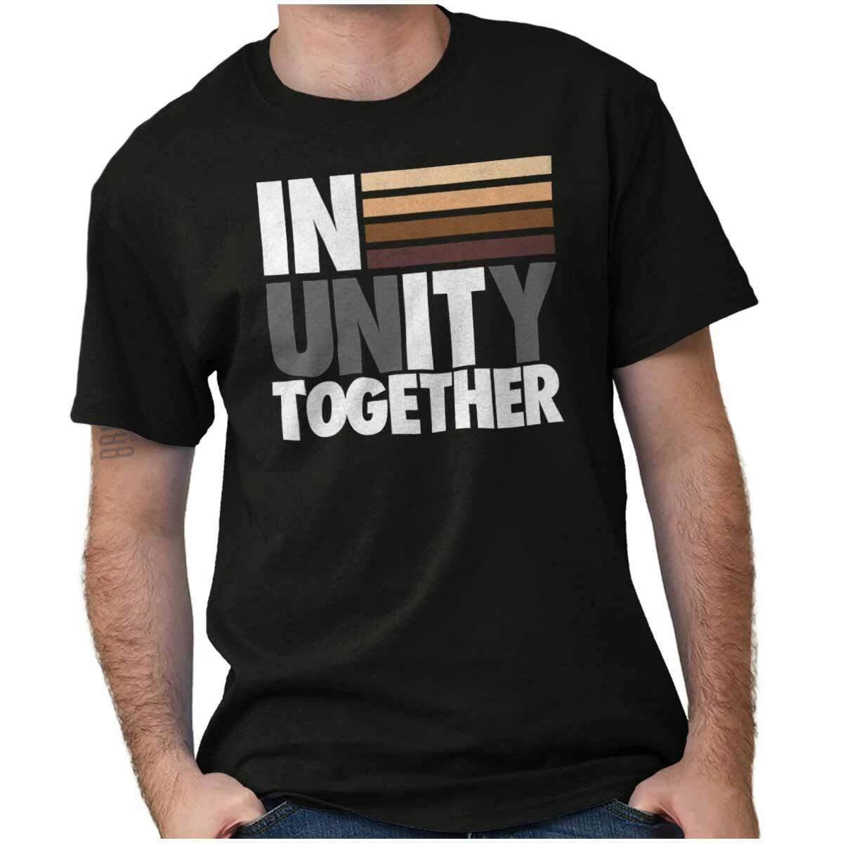 Unity In It Together Race Equality Activist Womens or Mens Crewneck T Shirt Tee XS