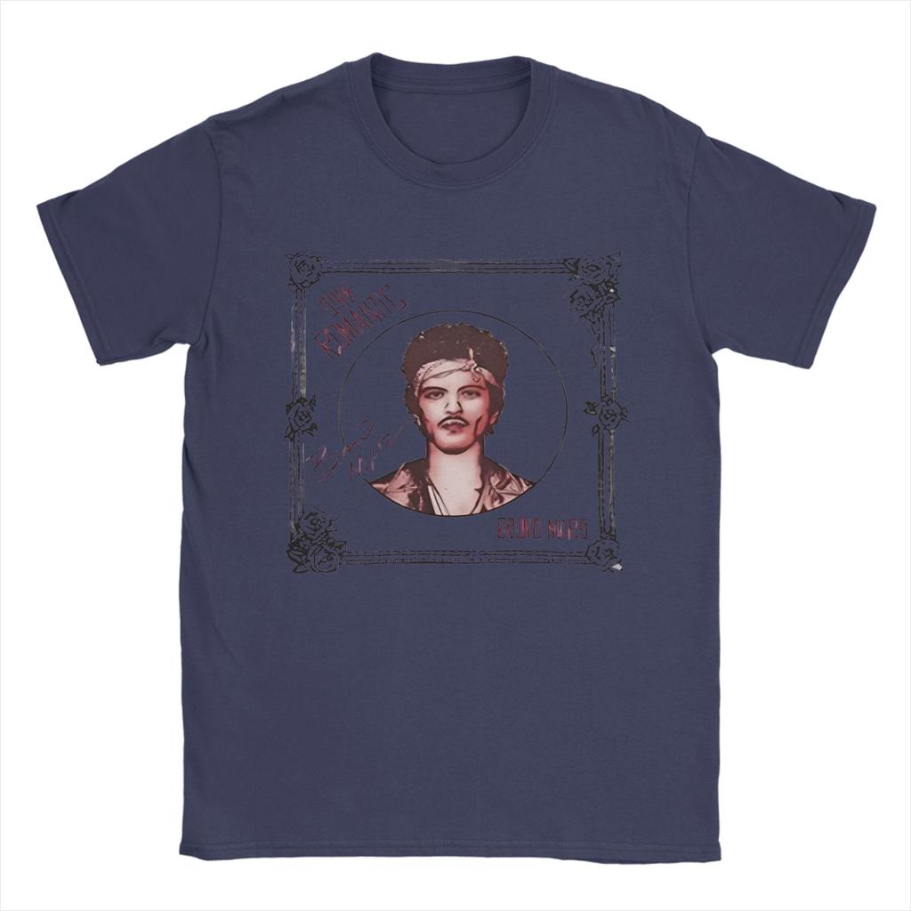The Romantic Flower Bruno Mars T Shirt Mens  100 Cotton Vintage TShirts Crew Neck  Tee Shirt Short Sleeve Tops Plus Size